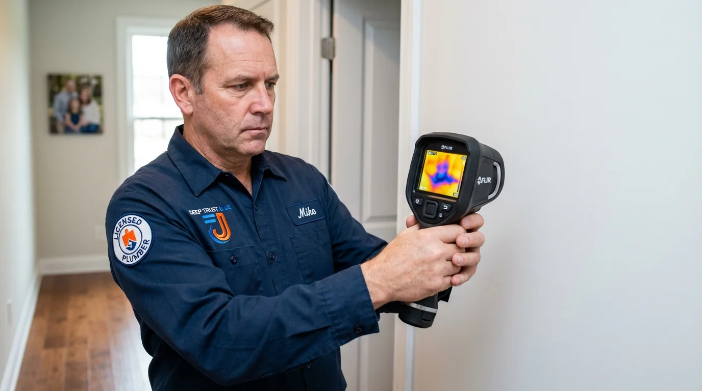 Thermal imaging leak detection by Johns Plumbing LLC in Carterville